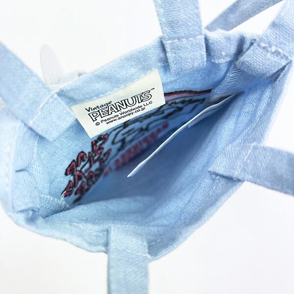 スヌーピー ショルダーバッグ サックス PEANUTS 75th ルートート ROOTOTE SNOOPY 商品画像4：キャラグッズPERFECT WORLD TOKYO