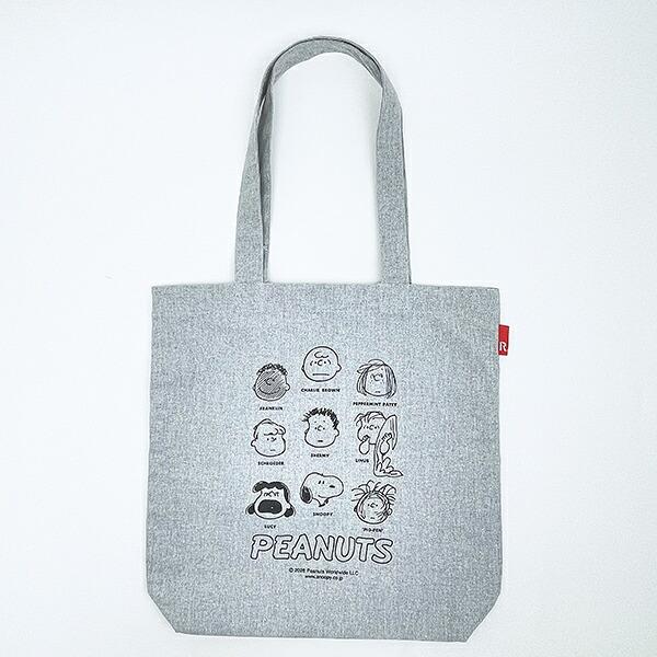 スヌーピー トートバッグ グレー PEANUTS 75th ルートート ROOTOTE SNOOPY