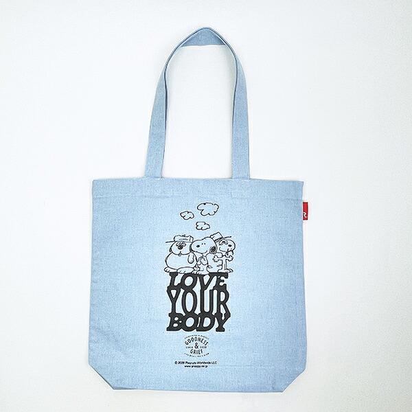 スヌーピー トートバッグ サックス PEANUTS 75th ルートート ROOTOTE SNOOPY