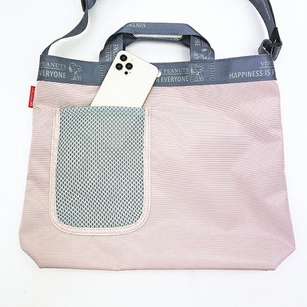 スヌーピー 2WAYショルダーバッグ ピンク ハウス ROOTOTE ルートート SNOOPY 商品画像3：キャラグッズPERFECT WORLD TOKYO