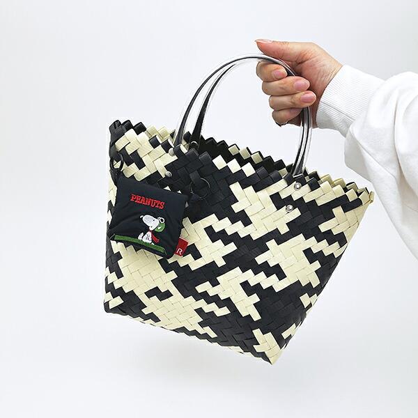 スヌーピー フライングエース かごバッグ トートバッグ ルートート ROOTOTE SNOOPY 商品画像7：キャラグッズPERFECT WORLD TOKYO