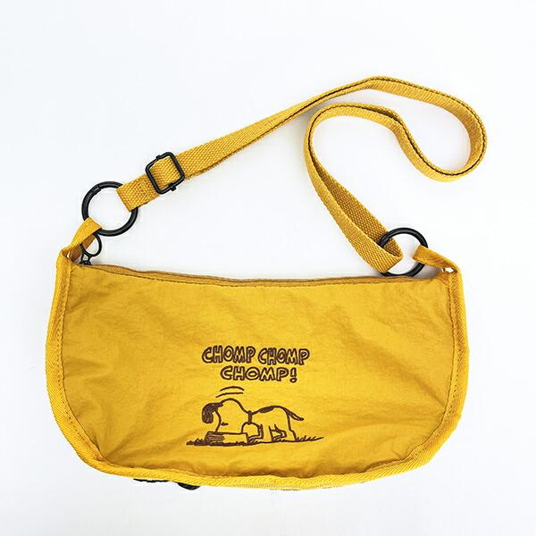 スヌーピー ラウンドショルダーバッグ (イエロー) ルートート ROOTOTE SNOOPY
