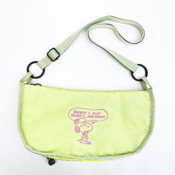 スヌーピー ラウンドショルダーバッグ (グリーン) ルートート ROOTOTE SNOOPY