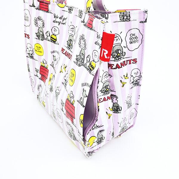 スヌーピー ラミネート加工 スクエアトートバッグ (Faron) ルートート ROOTOTE SNOOPY 商品画像3：キャラグッズPERFECT WORLD TOKYO