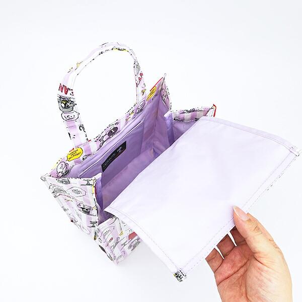 スヌーピー ラミネート加工 スクエアトートバッグ (Faron) ルートート ROOTOTE SNOOPY 商品画像5：キャラグッズPERFECT WORLD TOKYO