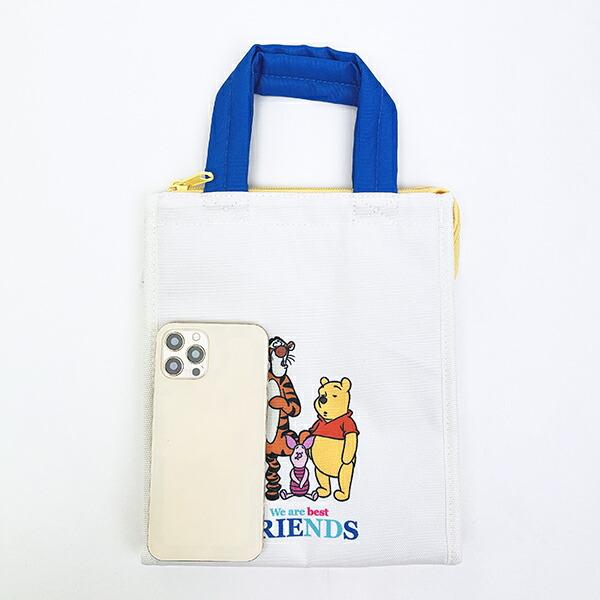 ディズニー くまのプーさん スクエアランチバッグ(M) POOH FUNNY FACES お弁当 Disney 商品画像5：キャラグッズPERFECT WORLD TOKYO