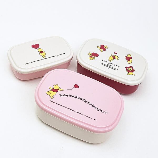 ディズニー くまのプーさん シールランチボックス3個セット お弁当 Disney 商品画像2：キャラグッズPERFECT WORLD TOKYO