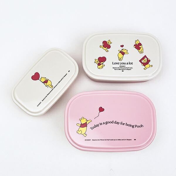 ディズニー くまのプーさん シールランチボックス3個セット お弁当 Disney