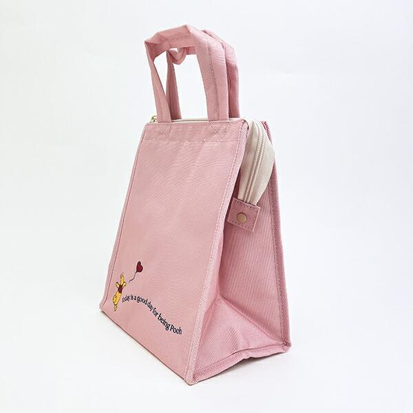 ディズニー くまのプーさん スクエアランチバッグ(M) Pooh Heart お弁当 Disney 商品画像3：キャラグッズPERFECT WORLD TOKYO