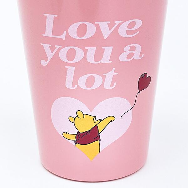 ディズニー くまのプーさん ステンレスタンブラー ピンク ランチ コップ Disney 商品画像2：キャラグッズPERFECT WORLD TOKYO
