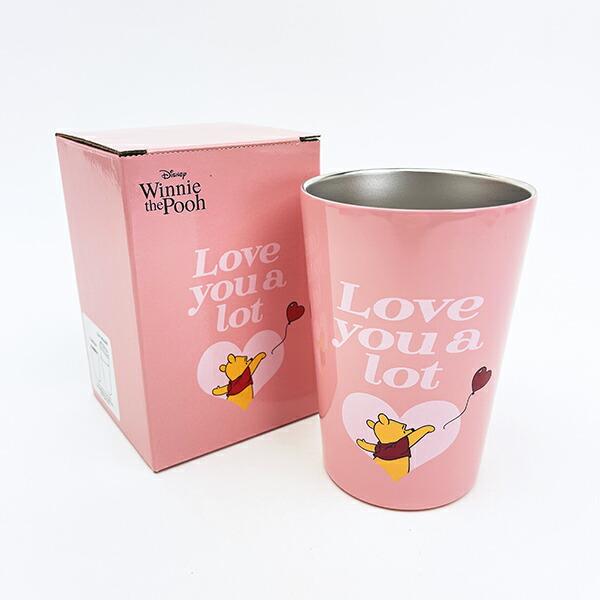 ディズニー くまのプーさん ステンレスタンブラー ピンク ランチ コップ Disney 商品画像6：キャラグッズPERFECT WORLD TOKYO