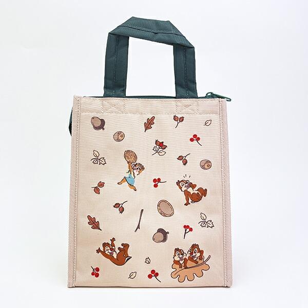 ディズニー チップとデール スクエアランチバッグ(M) Chip'n'Dale NUTS お弁当 Disney 商品画像4：キャラグッズPERFECT WORLD TOKYO