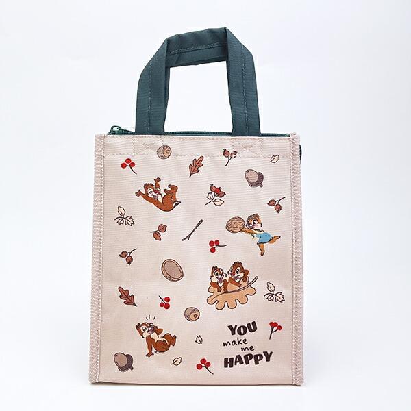 ディズニー チップとデール スクエアランチバッグ(M) Chip'n'Dale NUTS お弁･･･
