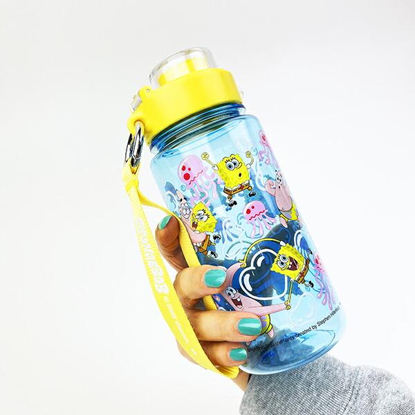 スポンジボブ ドリンクボトル(M) (ブルー) 水筒 ランチ 商品画像6：キャラグッズPERFECT WORLD TOKYO