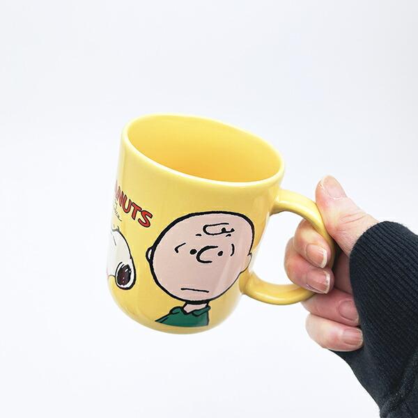 スヌーピー マグカップ イエロー コップ 日本製 SNOOPY 商品画像4：キャラグッズPERFECT WORLD TOKYO