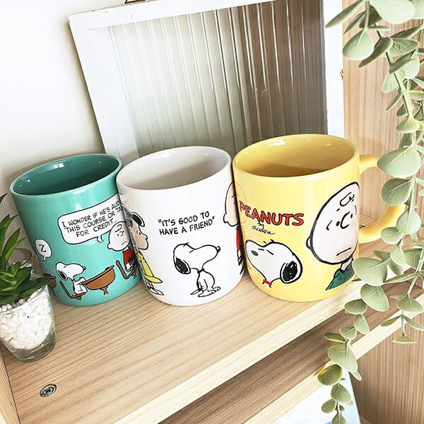 スヌーピー マグカップ イエロー コップ 日本製 SNOOPY 商品画像6：キャラグッズPERFECT WORLD TOKYO