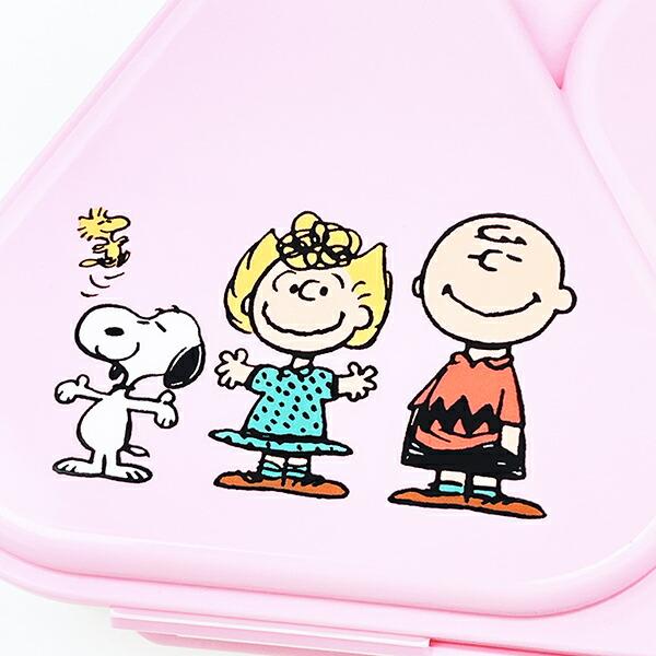 スヌーピー おにぎりランチボックス BE HAPPY ピンク SNOOPY 商品画像2：キャラグッズPERFECT WORLD TOKYO