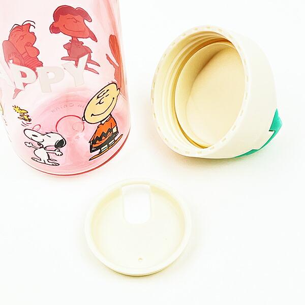 スヌーピー クリアドリンクホルダー（ピンク） ランチ 水筒 SNOOPY 商品画像6：キャラグッズPERFECT WORLD TOKYO