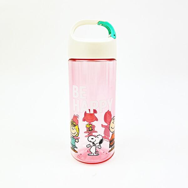 スヌーピー クリアドリンクホルダー（ピンク） ランチ 水筒 SNOOPY