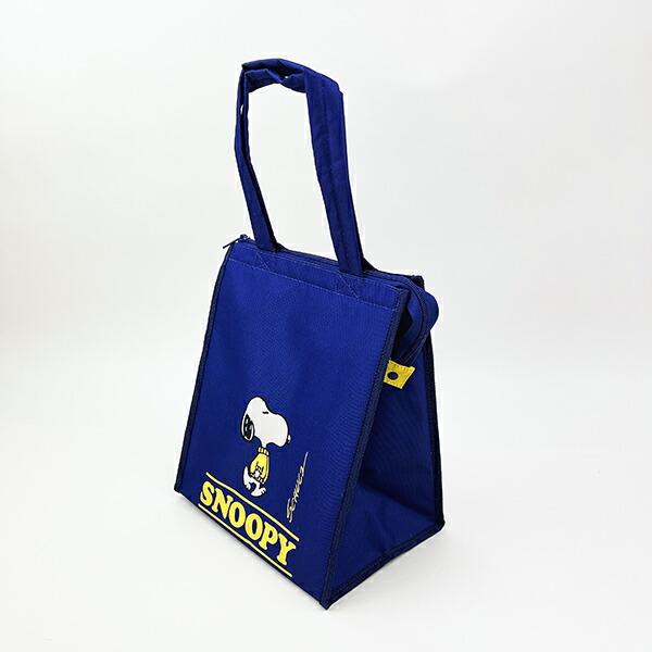 スヌーピー スクエアランチバッグ(L) ネイビー SNOOPY 商品画像6：キャラグッズPERFECT WORLD TOKYO