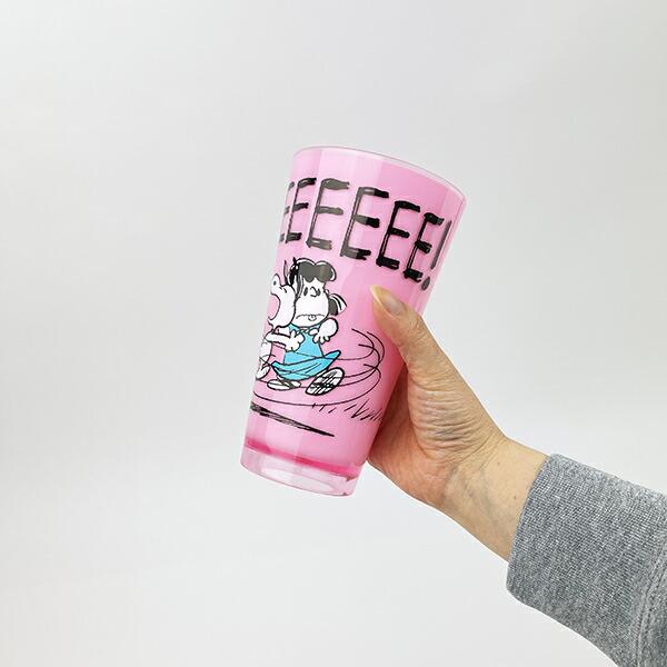 スヌーピー アクリルタンブラー (ピンク) コップ SNOOPY 商品画像4：キャラグッズPERFECT WORLD TOKYO