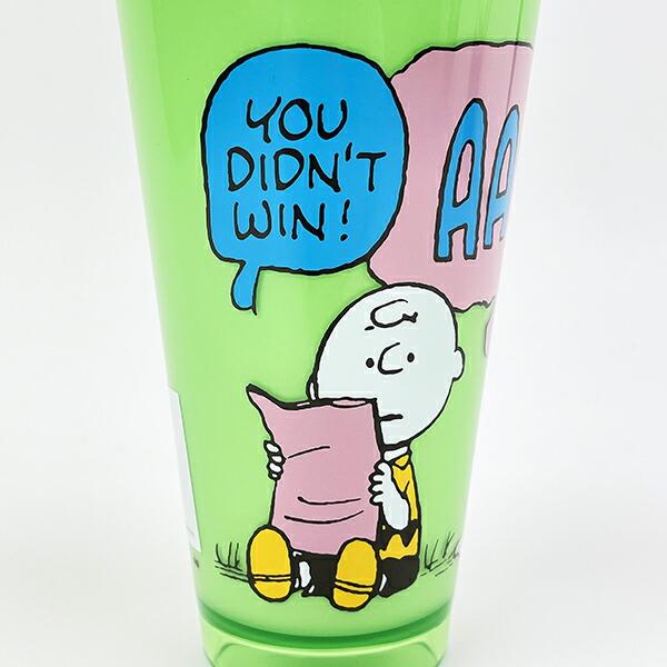スヌーピー アクリルタンブラー (グリーン) コップ SNOOPY 商品画像2：キャラグッズPERFECT WORLD TOKYO