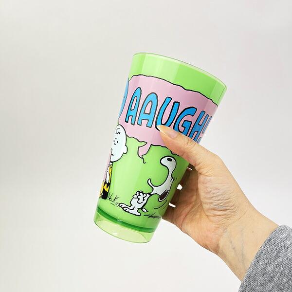 スヌーピー アクリルタンブラー (グリーン) コップ SNOOPY 商品画像4：キャラグッズPERFECT WORLD TOKYO