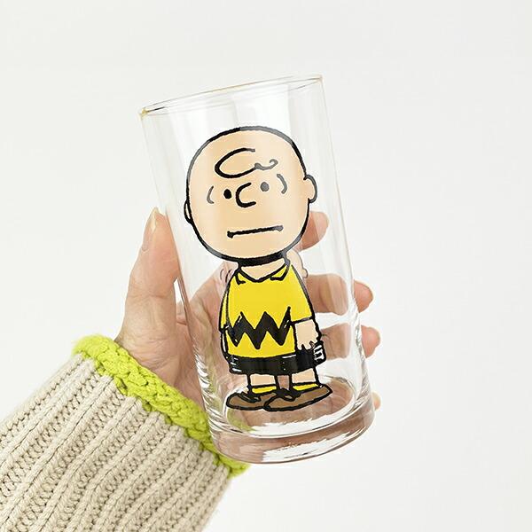 スヌーピー チャーリーブラウン グラス(イエロー) コップ 日本製 SNOOPY 商品画像4：キャラグッズPERFECT WORLD TOKYO