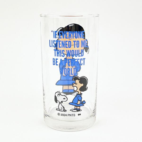 スヌーピー ルーシー グラス(ブルー) コップ 日本製 SNOOPY 商品画像3：キャラグッズPERFECT WORLD TOKYO