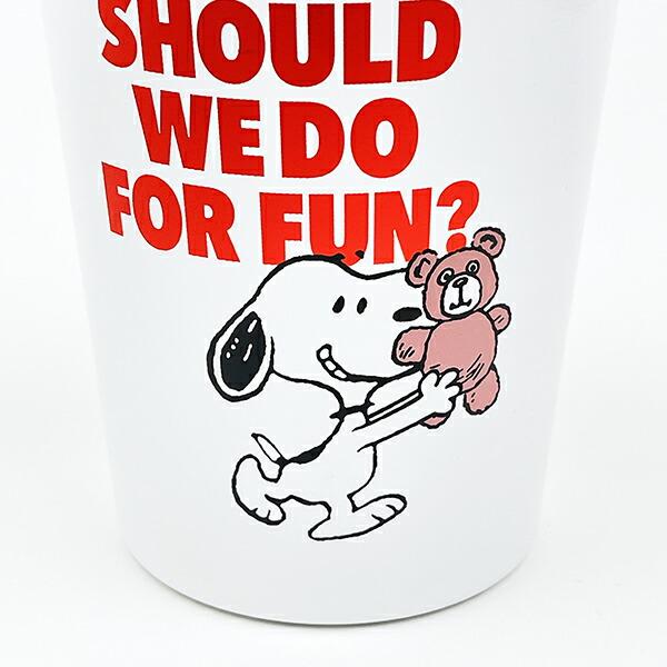 スヌーピー ステンレスタンブラー (ホワイト) コップ SNOOPY 商品画像2：キャラグッズPERFECT WORLD TOKYO