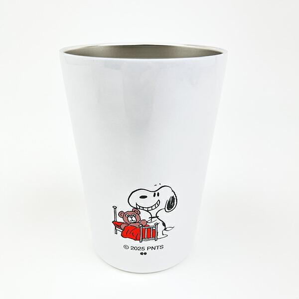 スヌーピー ステンレスタンブラー (ホワイト) コップ SNOOPY 商品画像3：キャラグッズPERFECT WORLD TOKYO
