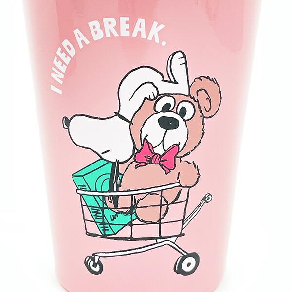 スヌーピー ステンレスタンブラー (ピンク)  コップ SNOOPY 商品画像2：キャラグッズPERFECT WORLD TOKYO
