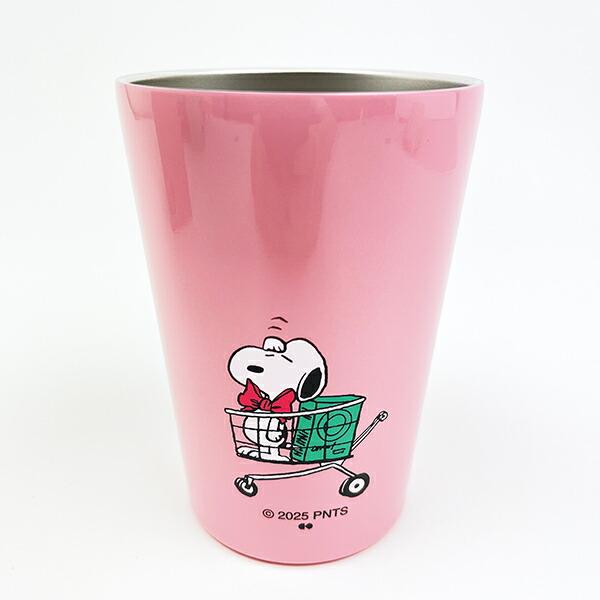 スヌーピー ステンレスタンブラー (ピンク)  コップ SNOOPY 商品画像3：キャラグッズPERFECT WORLD TOKYO