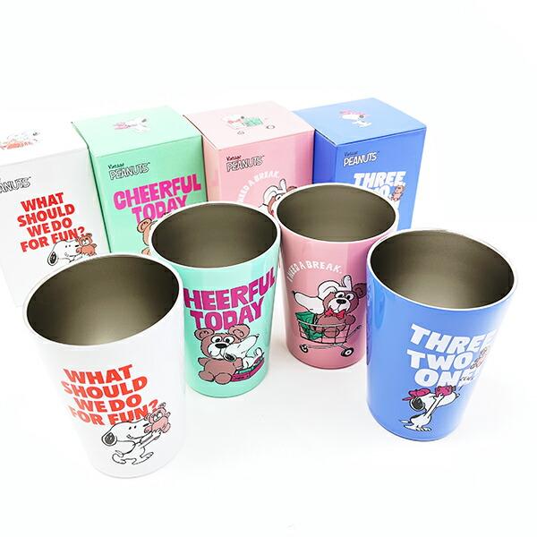 スヌーピー ステンレスタンブラー (ピンク)  コップ SNOOPY 商品画像6：キャラグッズPERFECT WORLD TOKYO