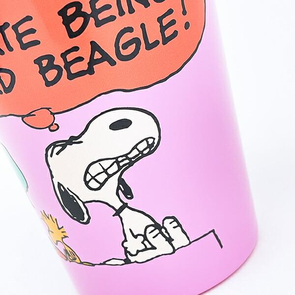スヌーピー ステンレスタンブラー ピンク コップ SNOOPY 商品画像3:キャラグッズPERFECT WORLD TOKYO