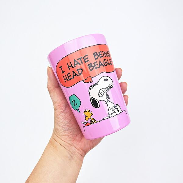 スヌーピー ステンレスタンブラー ピンク コップ SNOOPY 商品画像6:キャラグッズPERFECT WORLD TOKYO