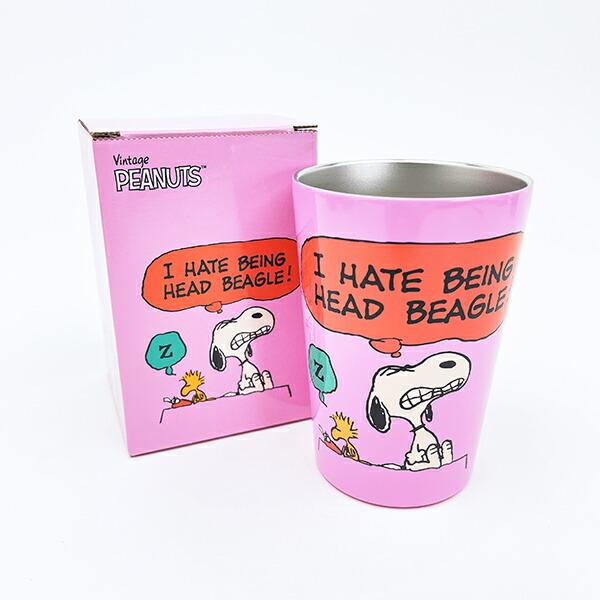 スヌーピー ステンレスタンブラー ピンク コップ SNOOPY 商品画像7:キャラグッズPERFECT WORLD TOKYO