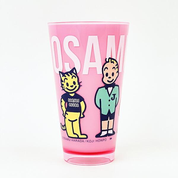 オサムグッズ アクリルタンブラー(L) (ピンク) コップ ランチ 商品画像3：キャラグッズPERFECT WORLD TOKYO