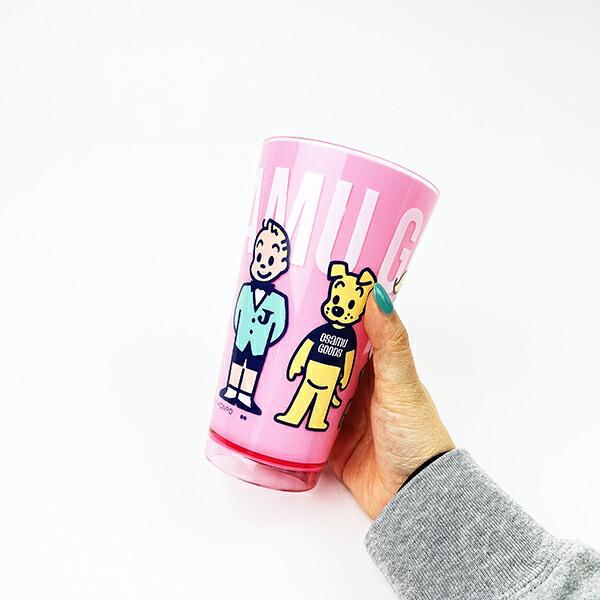 オサムグッズ アクリルタンブラー(L) (ピンク) コップ ランチ 商品画像4：キャラグッズPERFECT WORLD TOKYO