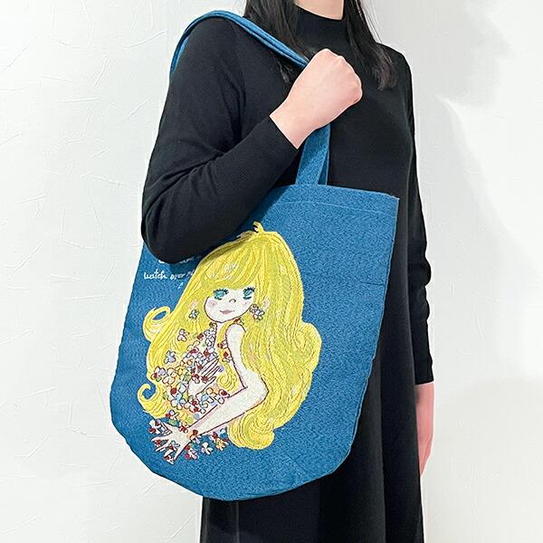 水森亜土 和雑貨 ゴブラン トートバッグ サムワン ネイビー 商品画像7：キャラグッズPERFECT WORLD TOKYO