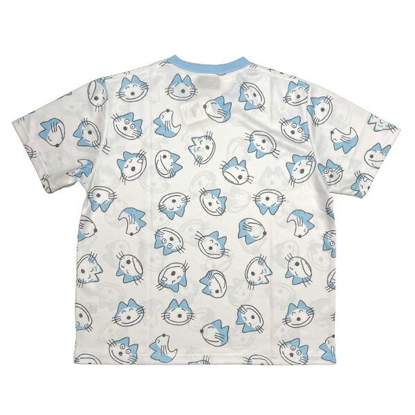 11ぴきのねこ カオ ドライメッシュTシャツ(ホワイト) アパレル 商品画像3：キャラグッズPERFECT WORLD TOKYO