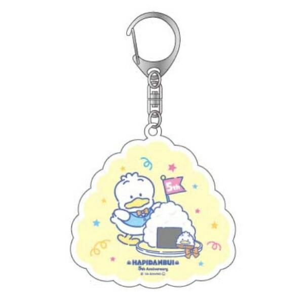 サンリオ はぴだんぶい 5th おむすびトレーディングアクキー キーホルダー 全6種コンプリートセット 日本製 Sanrio 商品画像4：キャラグッズPERFECT WORLD TOKYO