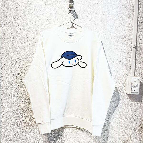 サンリオ アイシナモロール スウェットトレーナー Lサイズ (ホワイト) アパレル Sanrio 商品画像4：キャラグッズPERFECT WORLD TOKYO