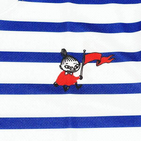 ムーミン リトルミイ ドライメッシュTシャツ（ホワイト×ネイビー) アパレル MOOMIN 商品画像2：キャラグッズPERFECT WORLD TOKYO