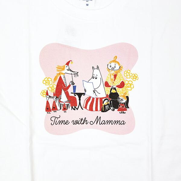 ムーミン Mamma Tシャツ(M) ホワイト アパレル MOOMIN 商品画像2：キャラグッズPERFECT WORLD TOKYO