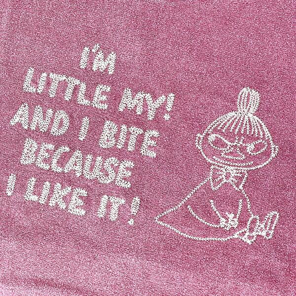 ムーミン リトルミイ ピグメント刺繍Tシャツ(L) レッド アパレル MOOMIN 商品画像2：キャラグッズPERFECT WORLD TOKYO