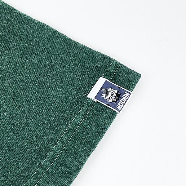 ムーミン スナフキン ピグメント刺繍Tシャツ(L) グリーン アパレル MOOMIN 商品画像3：キャラグッズPERFECT WORLD TOKYO