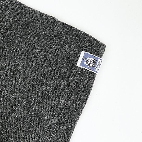 ムーミン スナフキン ピグメント刺繍Tシャツ(L) ブラック アパレル MOOMIN 商品画像3：キャラグッズPERFECT WORLD TOKYO