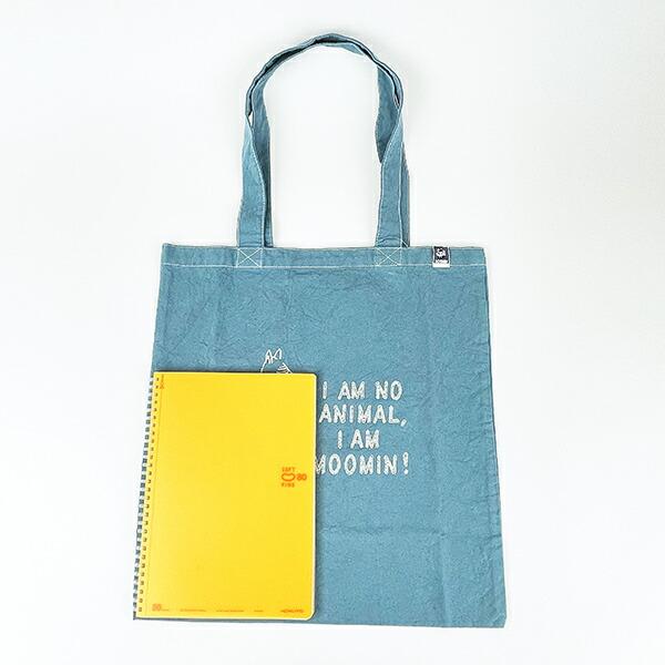 ムーミン 後染めフラットトートバッグ(サックス) MOOMIN 商品画像5：キャラグッズPERFECT WORLD TOKYO