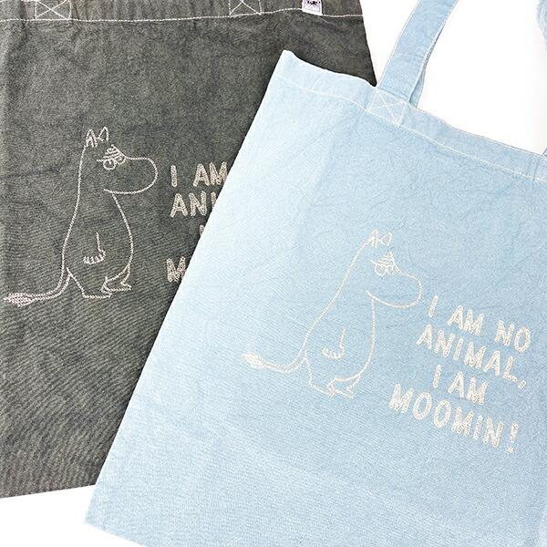 ムーミン 後染めフラットトートバッグ(サックス) MOOMIN 商品画像7：キャラグッズPERFECT WORLD TOKYO